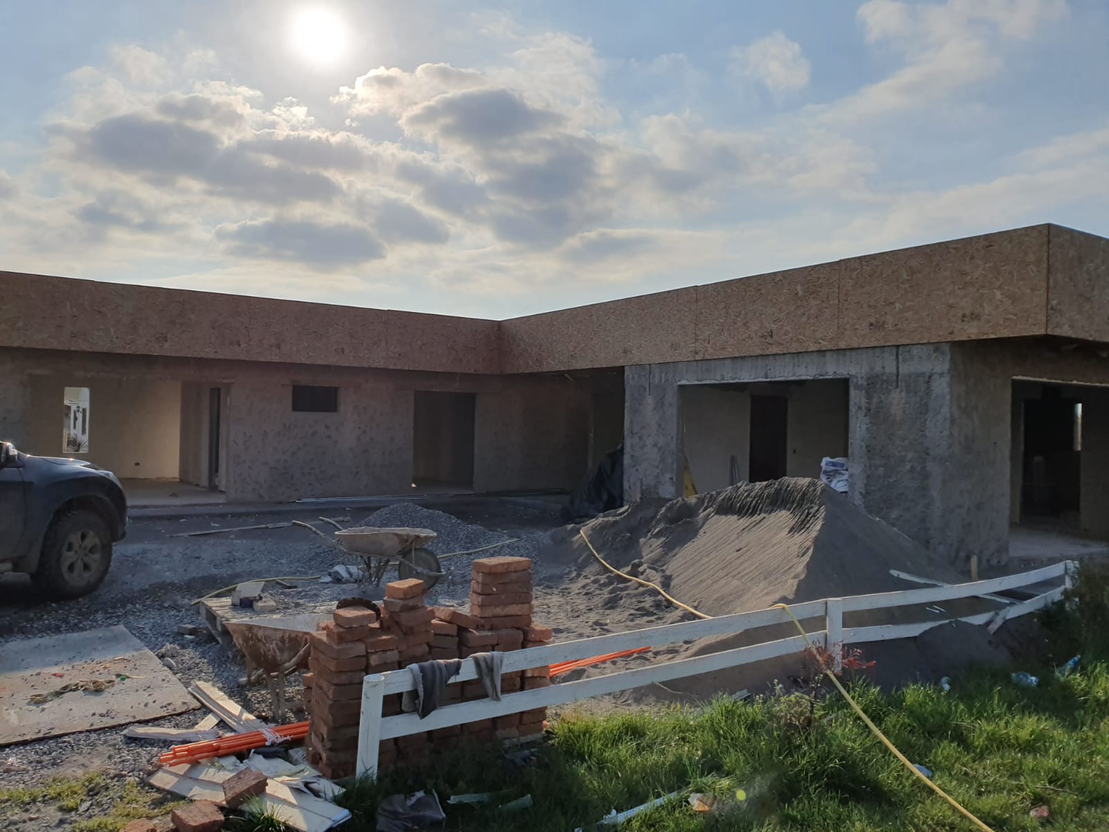 Conjunto habitacional en obra